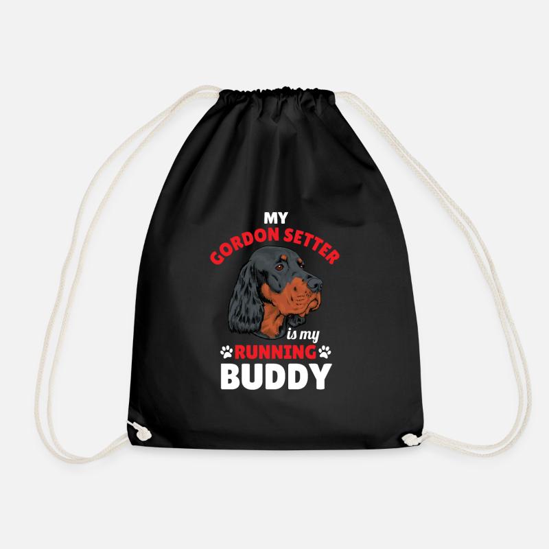 Gordon Setter - Turnbeutel - Schwarz