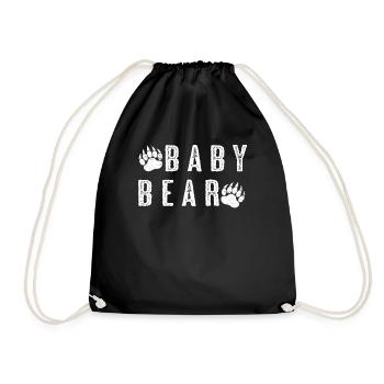 Baby Bear - pour parent-bébé - Sac de sport léger - noir - Devant