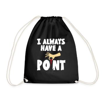 Acupuncture Acupression Aiguille Acupuncturiste Cadeau - Sac de sport léger - noir - Devant