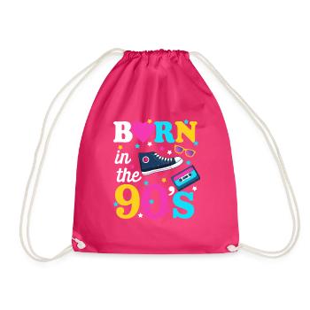 Né dans les années 90 j'adore danser - Sac de sport léger - fuchsia - Devant