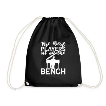 Piano Piano Pianist Keyboard Classic - Drawstring Bag - black - Front