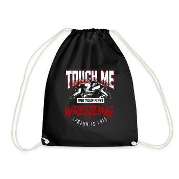 Wrestling - Turnbeutel - Schwarz - Vorne