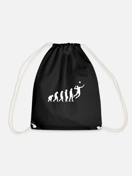 Volleyball Evolution - Turnbeutel - Schwarz