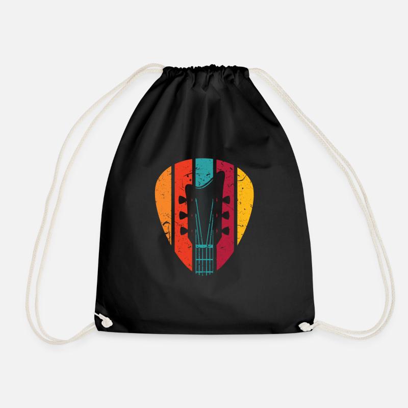 Gitarre - Turnbeutel - Schwarz