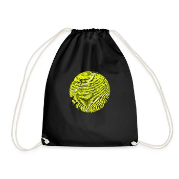 Balle de tennis ADN de tennis - Sac de sport léger - noir - Devant