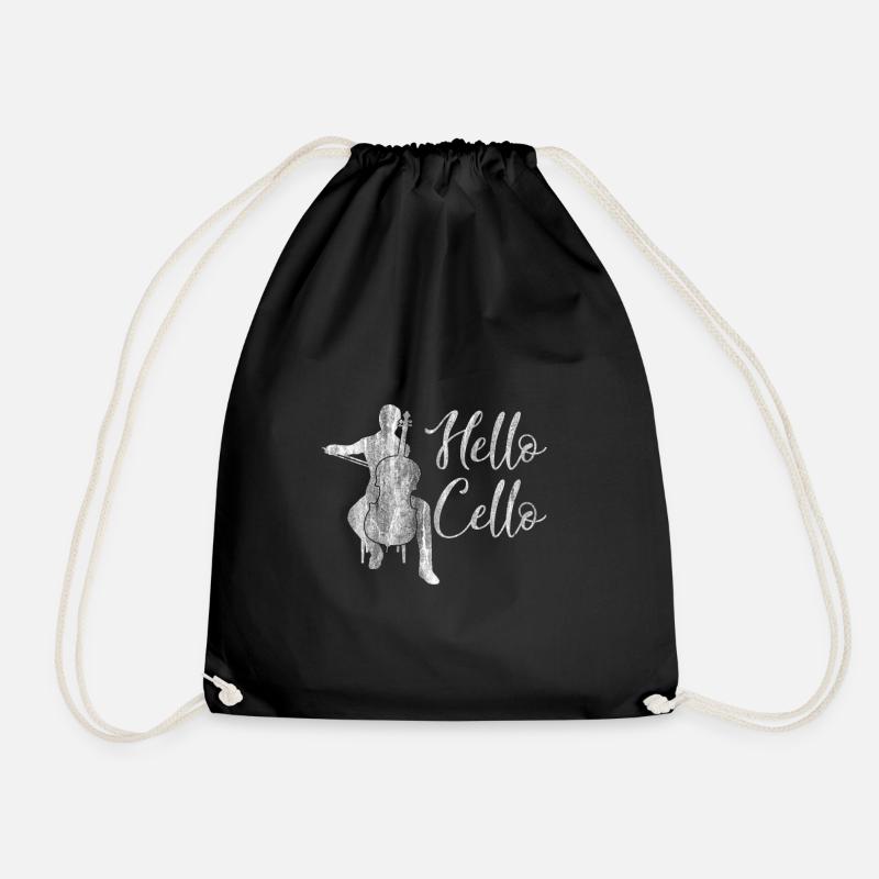Cello Freude - Turnbeutel - Schwarz