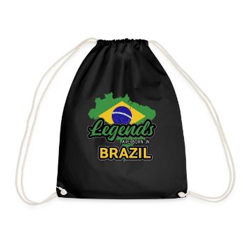 Tshirt Brésilien Légendes Brésiliennes - Sac de sport léger - noir - Devant