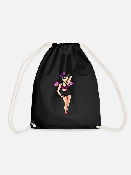 VAMPIRE CHICK - Turnbeutel - Schwarz