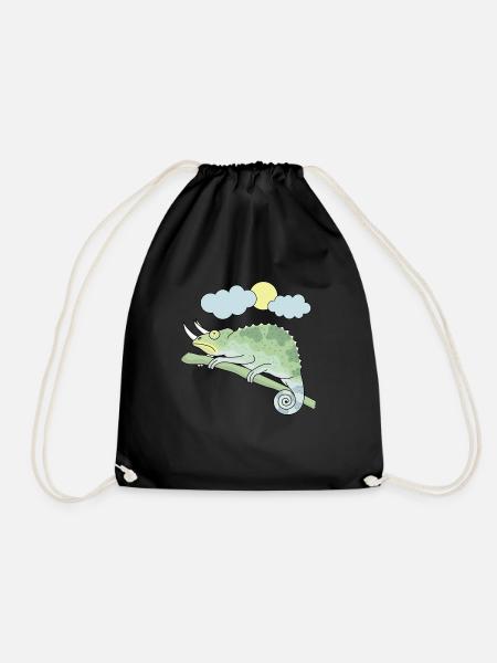Horned Lizard - Turnbeutel - Schwarz