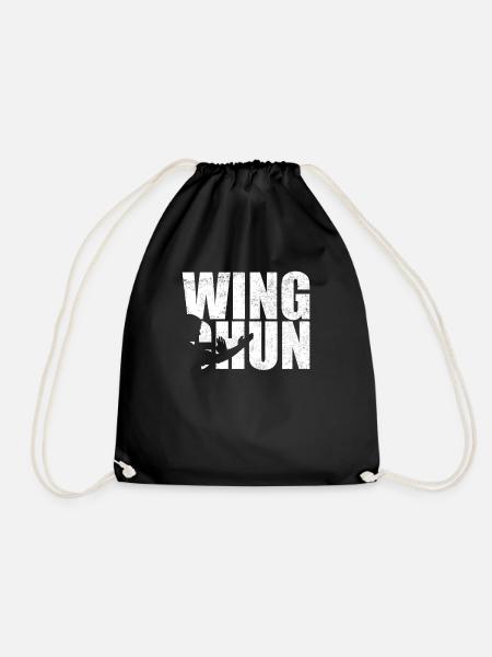 Wing Chun MMA Kampfsport Jeet Kune Do Zen Geschenk - Turnbeutel - Schwarz