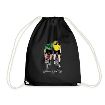 Fahrrad - Turnbeutel - Schwarz - Vorne