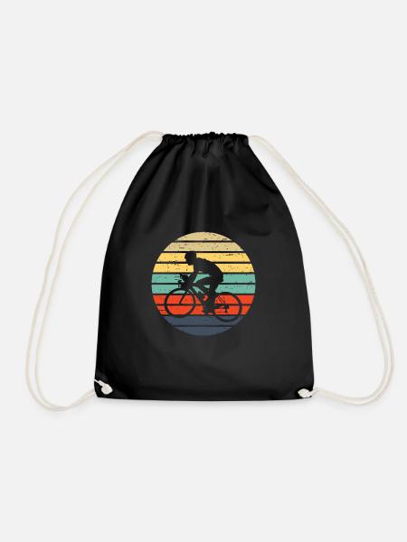 Fahrrad - Turnbeutel - Schwarz