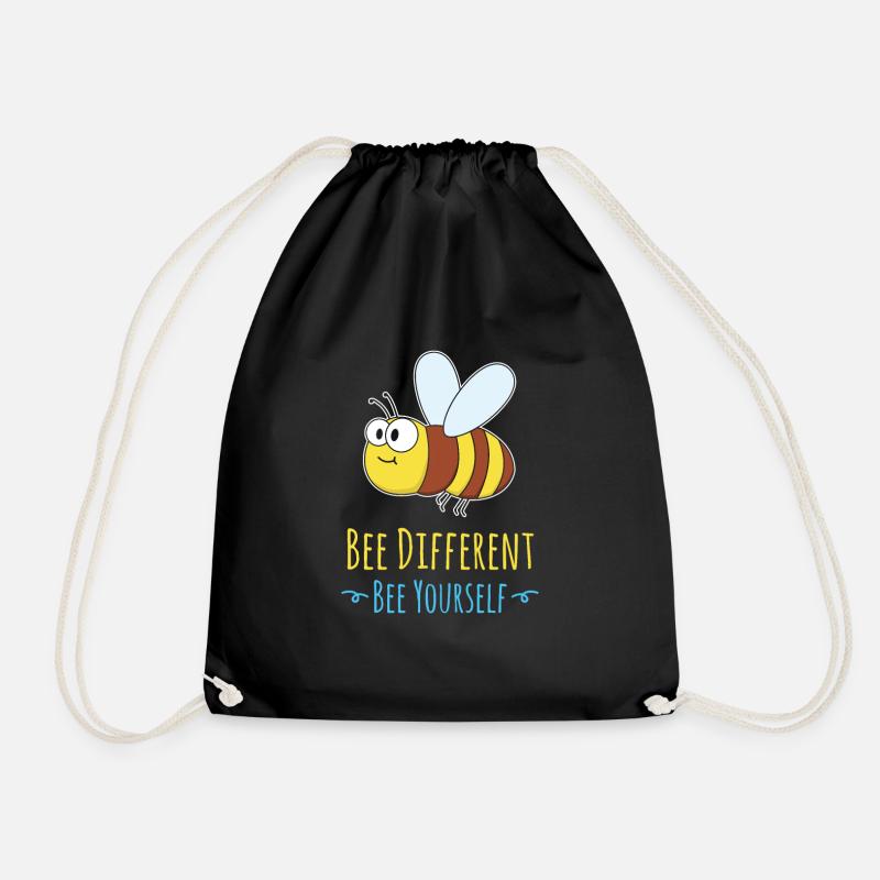 Bienen - Turnbeutel - Schwarz