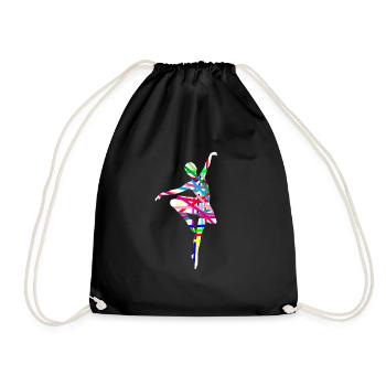 Danseur de ballet - Sac de sport léger - noir - Devant