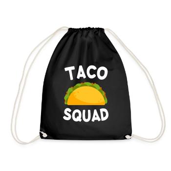 Taco Squad - Turnbeutel - Schwarz - Vorne
