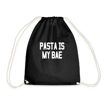 pâtes - Sac de sport léger - noir - Devant