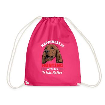 Irish Setter - Turnbeutel - Fuchsia - Vorne