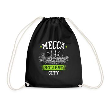 Mecca - Drawstring Bag - black - Front