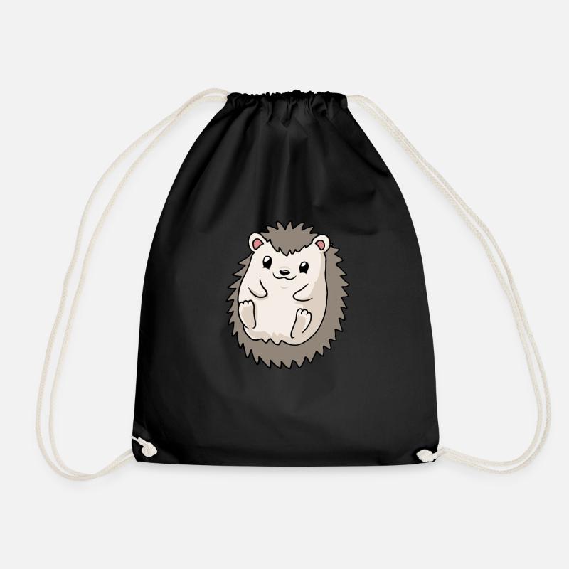 Petit hérisson bébé hérisson - Sac de sport léger - noir