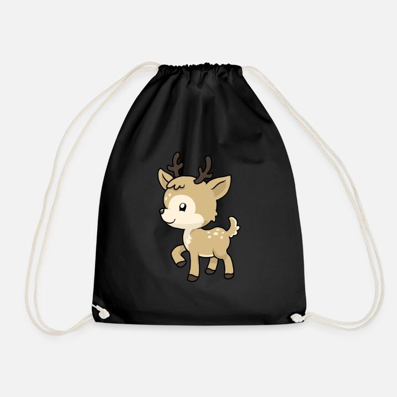 Kleiner Baby Hirsch Deer - Turnbeutel - Schwarz