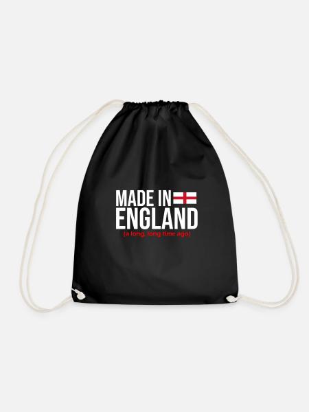 England Engländer - Turnbeutel - Schwarz