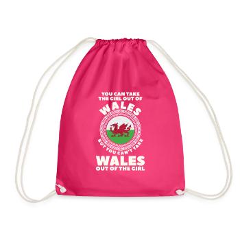 Pays de Galles - Sac de sport léger - fuchsia - Devant