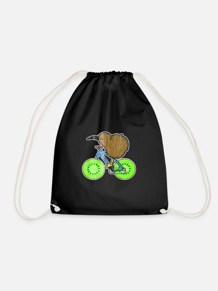 Kiwi de Nouvelle Zélande - Sac de sport léger - noir