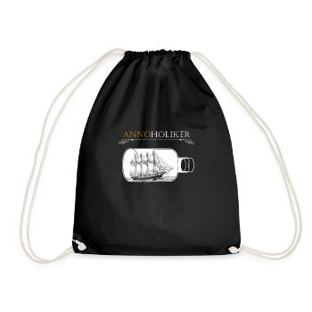 Tshirt in 1800 Design - ANNOHOLIKER - Buddelschif - Sac de sport léger - noir - Devant