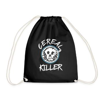 Cereal Killer Skull - Turnbeutel - Schwarz - Vorne