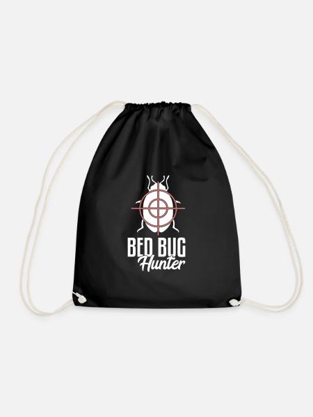 Chasseur de punaises de lit | Punaises de lit, insectes, auberge - Sac de sport léger - noir