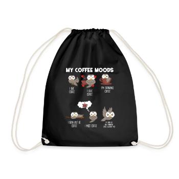 Hibou - Hibou - Café - Caprice - Sac de sport léger - noir - Devant