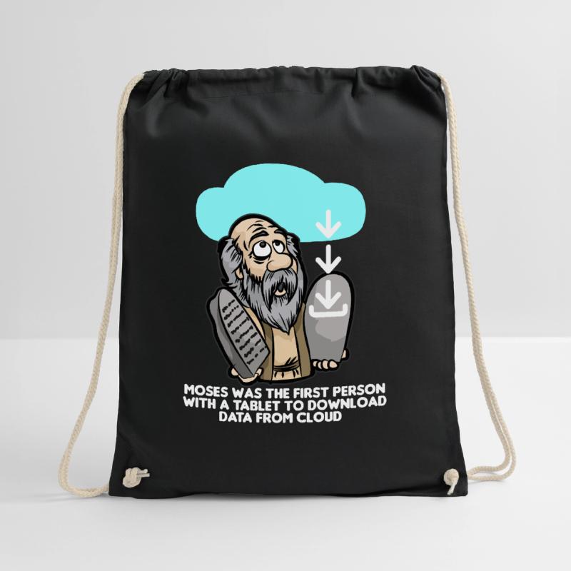 DOWNLOAD MOSES Cloud Computing IT Computer Scientist Drawstring Bag