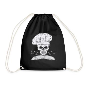 Couteau de chef de cuisinier chef cuisinier griller - Sac de sport léger - noir - Devant
