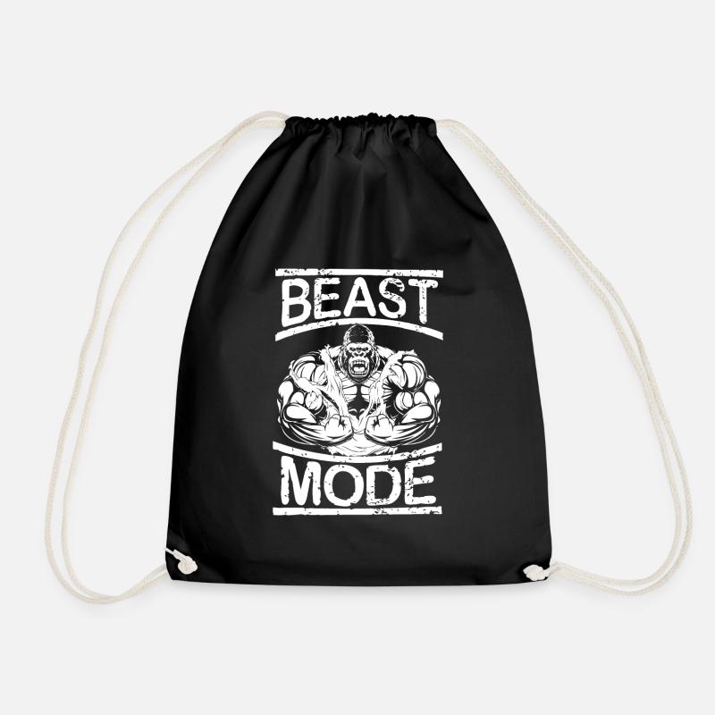 Beast Fashion - Drawstring Bag - black