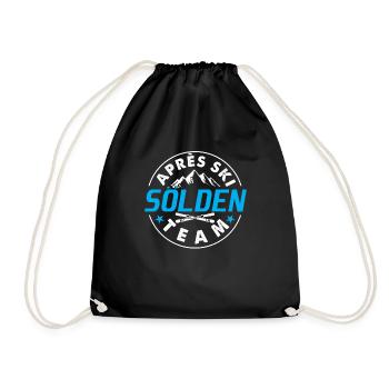 Après l'équipe de ski de Soelden - Sac de sport léger - noir - Devant