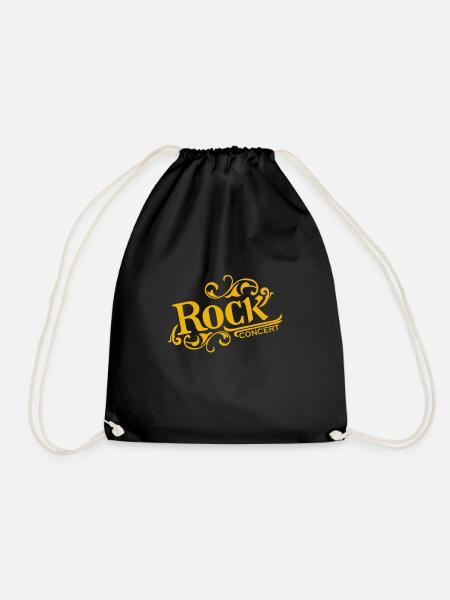 Rock Konzert - Turnbeutel - Schwarz