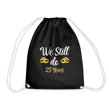 mariage d'argent - Sac de sport léger - noir - Devant