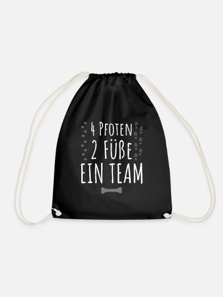 Cooler Hunde Spruch | Geschenkidee Hundebesitzer - Turnbeutel - Schwarz