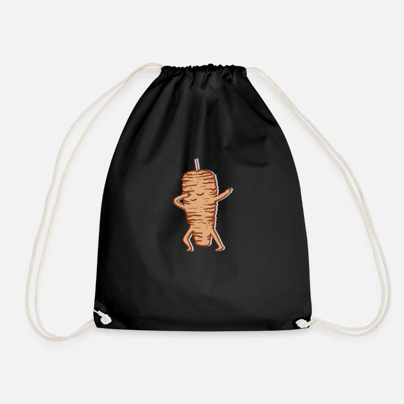 Gyros Pita Geschenk - Turnbeutel - Schwarz