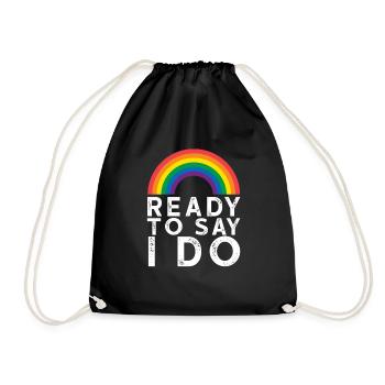 Mariage LGBT - Sac de sport léger - noir - Devant