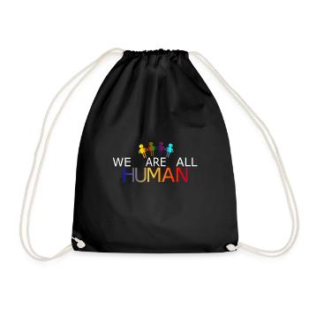 LGBT Gay Pride - Drawstring Bag - black - Front