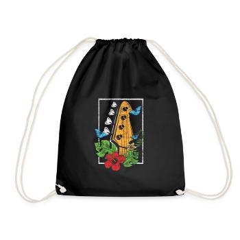 Instrument de musique basse - Sac de sport léger - noir - Devant