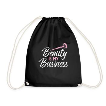 Beauty is my profession Make-up beautician - Drawstring Bag - black - Front