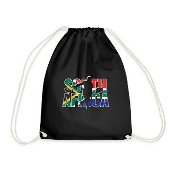 South Africa Rugby 2019 Fans Kit for South - Drawstring Bag - black - Front