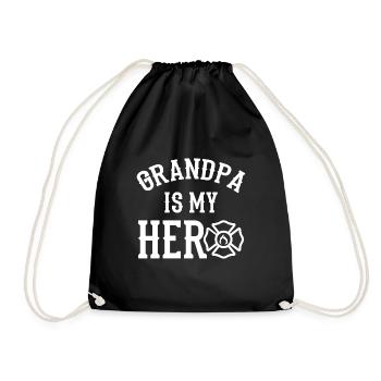 fire Department - Drawstring Bag - black - Front