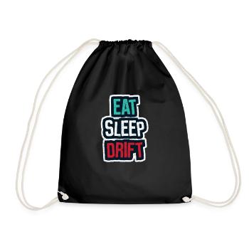 Tuning: Eat Sleep Drift - Turnbeutel - Schwarz - Vorne