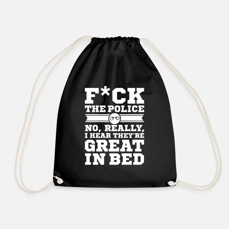 Polizei - Turnbeutel - Schwarz
