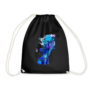 Soccer - Drawstring Bag - black - Front