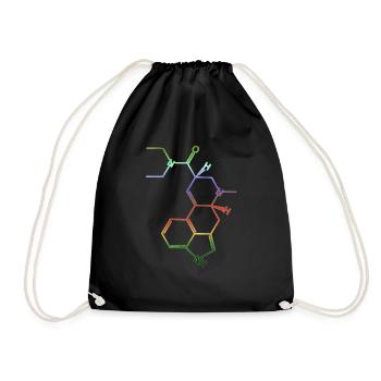 Molécule de formule structurelle LSD A. Hofmann Bicycle Day - Sac de sport léger - noir - Devant
