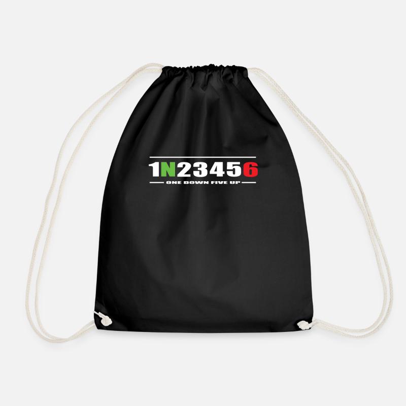 Motorrad Geschenk - Turnbeutel - Schwarz